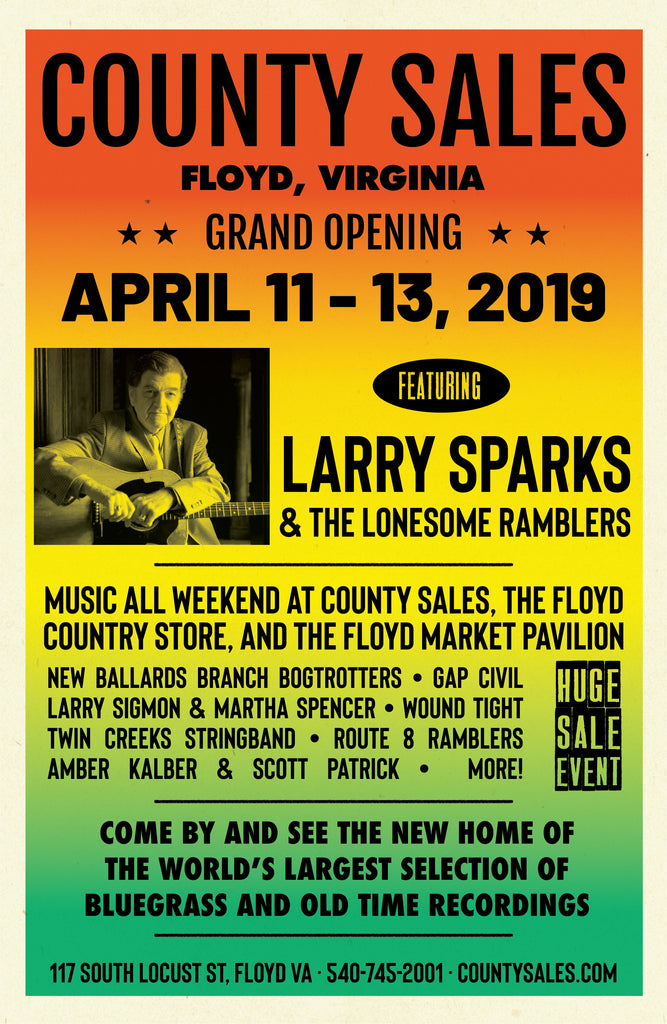 County Sales Grand Re-Opening April 11-14, 2019